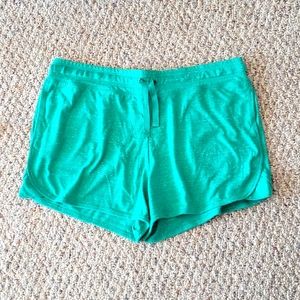 Green shorts